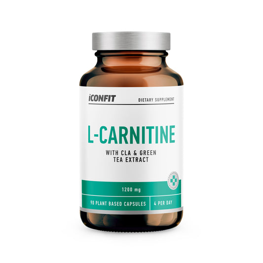 ICONFIT L-Carnitine With CLA & Green Tea (90 Capsules) - BALT