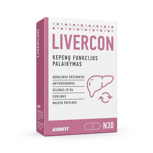 ICONFIT Livercon - Kepenų funkcijos palaikymas, N30 LT